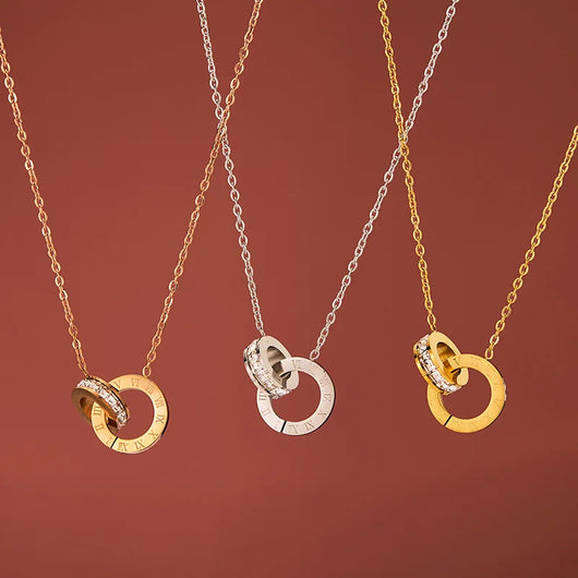 Interlocking Circles Necklace