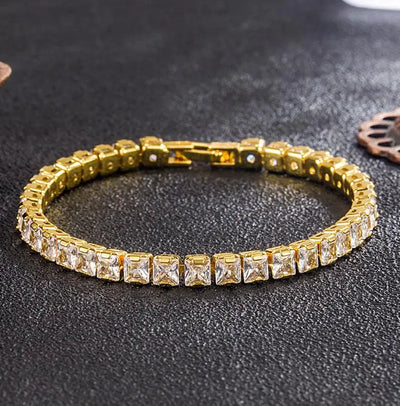 Classic Tennis Bracelet - Gold 5mm