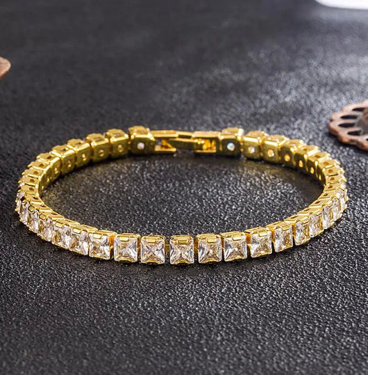 Classic Tennis Bracelet - Gold 5mm