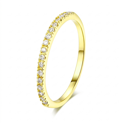 Micro Pavé Stacking Ring