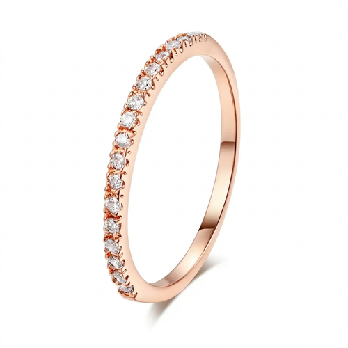Micro Pavé Stacking Ring