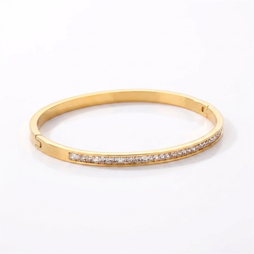 Crystal Channel Bangle