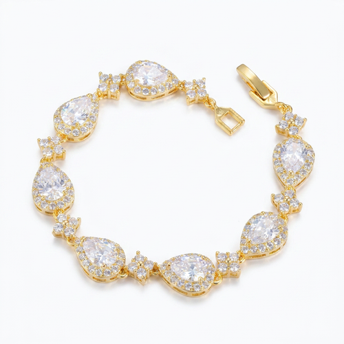 Teardrop Crystal Bracelet
