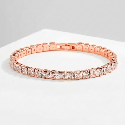 Classic Tennis Bracelet - Rose Gold