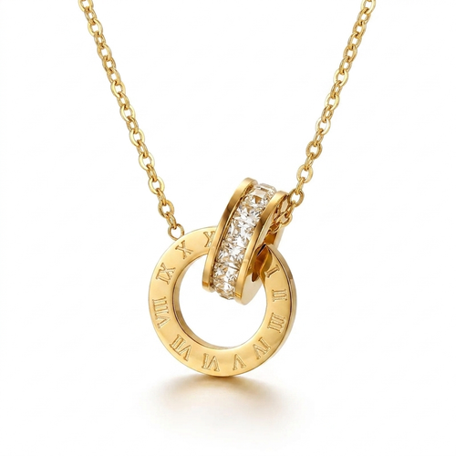 Interlocking Circles Necklace