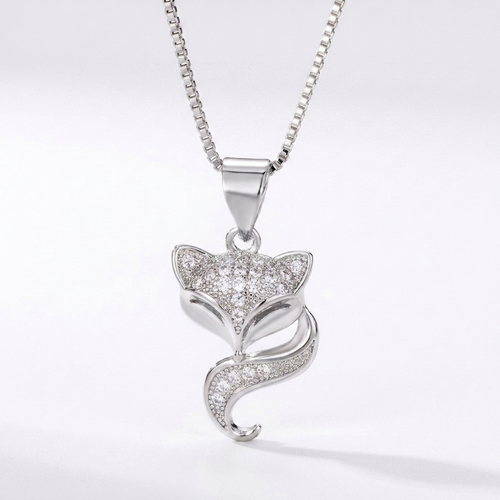 Fox Pendant Necklace